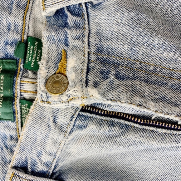 Lauren Ralph Lauren Co Vintage Light Wash Mom Jeans - Picture 4 of 13